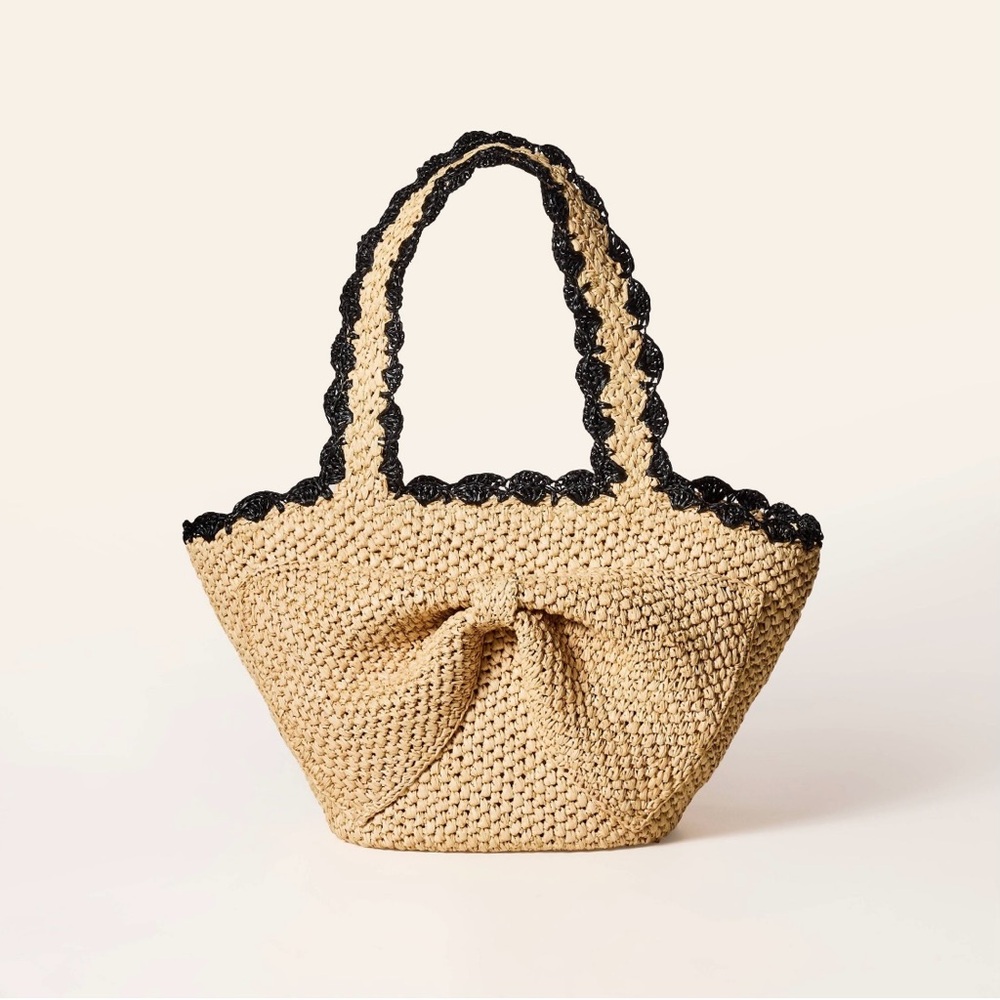 FINAL HOURS Kate Spade New York x Target Rafia Bow Tote Bag